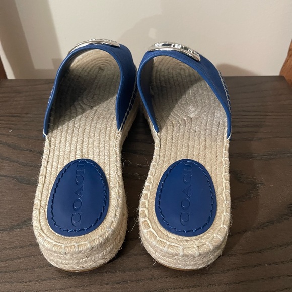 COACH Camille Espadrille Slides Sandal- NEW - Picture 3 of 8